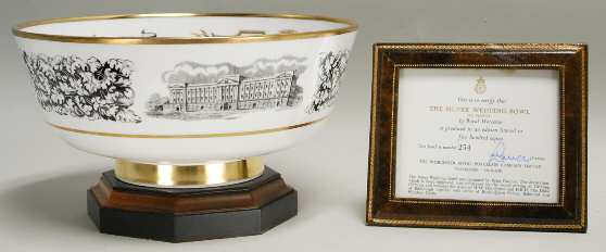 Royal Worcester Royalty Giftware Elizabeth Ii Sliver Wedding Bowl - Boxed