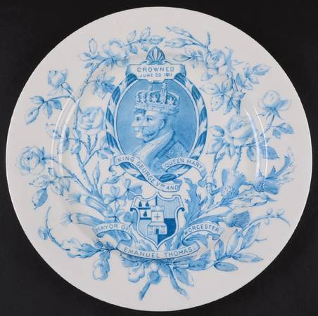 Royal Worcester Royalty Giftware King George V & Queen Mary Coronation - No Box