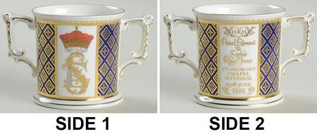 Royal Worcester Royalty Giftware Prince Edward & Sophie Wedding Loving Cu - No Box