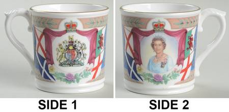 Royal Worcester Royalty Giftware Elizabeth Ii 70th Birthday Mug - No Box