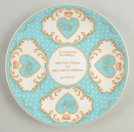 Royal Worcester Royalty Giftware William And Kate Wedding Plate - Boxed