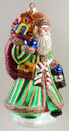 Santas Vintage Emerald Santa - No Box
