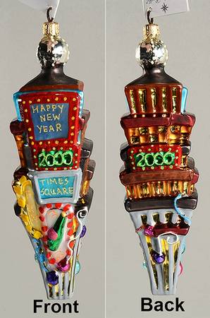 New Year's Dated Annuals Times Square Happy New Year 2000 - No Box