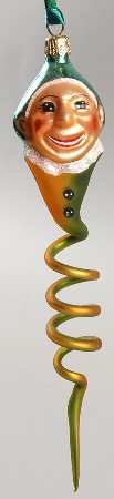 Twists Clown Snake-Gold/Green - No Box