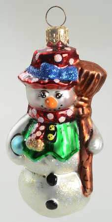 Snowmen with Broom Dressed To Chill Gem - No Box