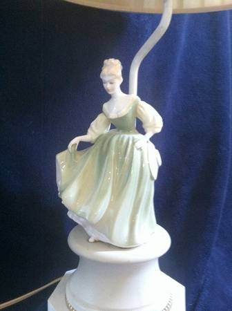 Royal Doulton Figurine Lamps Fair Lady - No Box