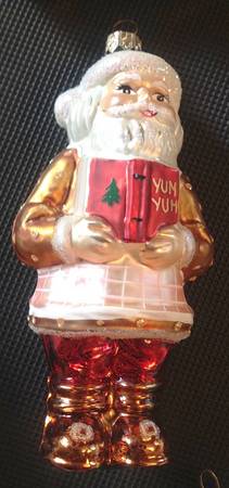 Limited Edition Cookbook Santa W/ Book - No Box