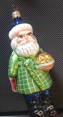Limited Edition Cookbook Santa W/ Turkey - No Box
