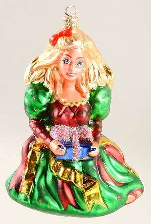 Barbie-Ornament Holiday Barbie-1997 - Boxed