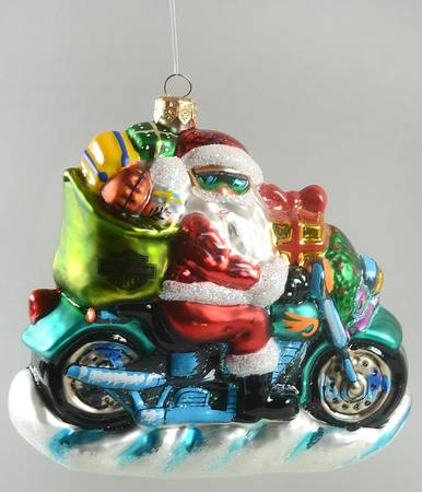 Harley Davidson Free Wheeling Santa - No Box