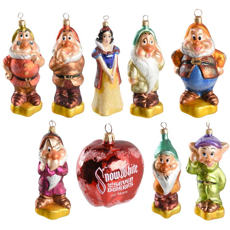 Snow White & Seven Dwarfs 60th Anniversary-Set Of 9 - Boxed