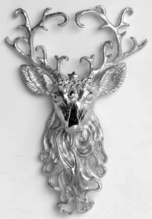 Radko Sterling Ornament Regal Reindeer - Boxed