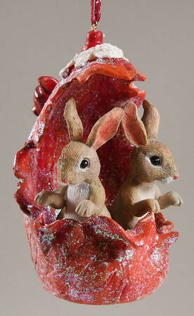 Woodland Winds Leaf Bunnies - With Box Bx832