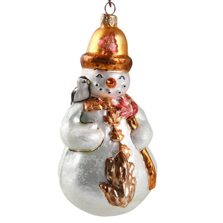 Woodland Winds Carlton The Snowman Ornament - No Box