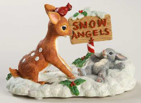 Woodland Winds Snow Angels Figurine - Boxed