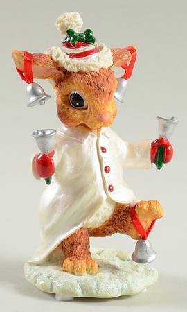 Woodland Winds Silver Bells Figurine - Boxed