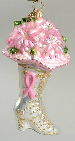 Breast Cancer Research High-Button Blooms-2007 - No Box