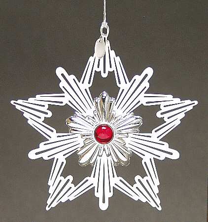 Jeweled Star-Silverplate 2001 Jeweled Star - Boxed