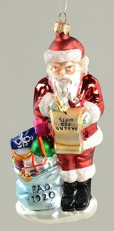 Fao Schwarz Exclusives 1920 Santa - No Box