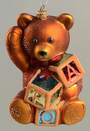 Fao Schwarz Exclusives Toy Block Bear - No Box