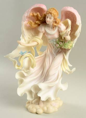 Seraphim Limited Edition-Figurine Ashley & The Bluebird Of Happiness - Boxed
