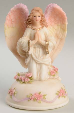 Seraphim Musical-Figurine Iris-Rainbow's End-Resin Base - Boxed