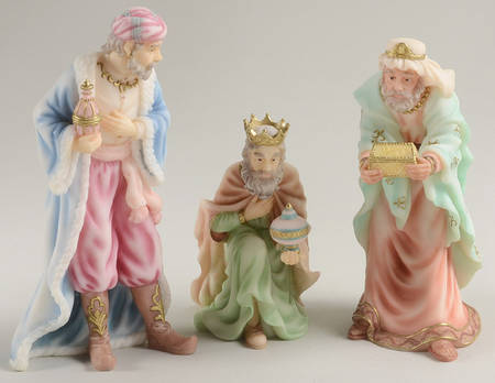 Seraphim Nativity Three Kings-Boxed Set Of 3 - Boxed