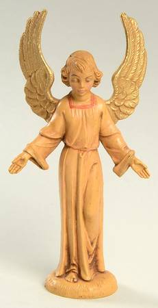 Fontanini Nativity 5" Scale Older Angel Wings Up - Boxed