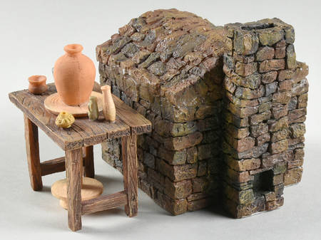 Fontanini Heirloom Nativity 5" Scale Kiln And Pottery Set-Set Of 2 - Boxed