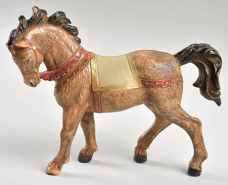 Fontanini Heirloom Nativity 5" Scale Black Horse - Boxed