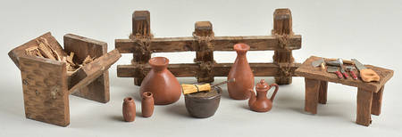 Fontanini Heirloom Nativity 5" Scale Village Accessory Set -Set Of 15 - Boxed