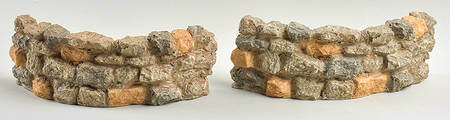 Fontanini Heirloom Nativity 5" Scale Stone Walls-Set Of 2 - Boxed