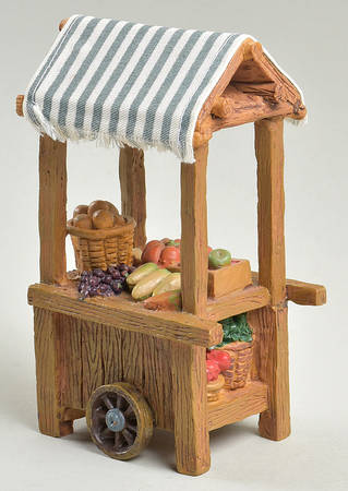 Fontanini Heirloom Nativity 5" Scale Vendor Vegetable Cart - Boxed