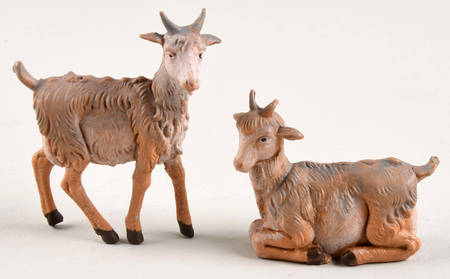 Fontanini Heirloom Nativity 5" Scale Goat, 2pc Set - Boxed