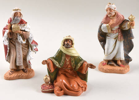 Fontanini Heirloom Nativity 5" Scale Three Kings Boxed Set - Boxed