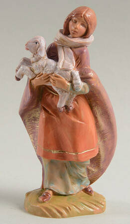 Fontanini Heirloom Nativity 5" Scale Emma - Shepherdess - Boxed