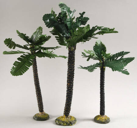 Fontanini Heirloom Nativity 5" Scale Palm Trees - Set Of 3 - Boxed