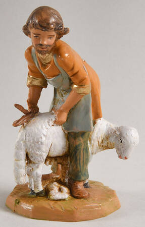 Fontanini Heirloom Nativity 5" Scale Eder - Sheep Shearer - Boxed