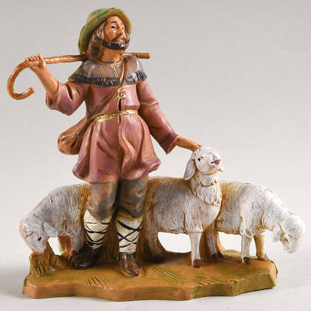 Fontanini Heirloom Nativity 5" Scale Elijah  - Shepherd - Boxed