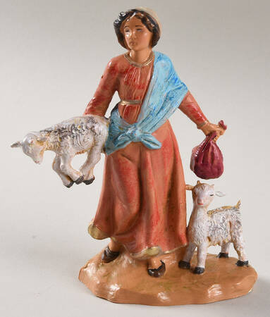 Fontanini Heirloom Nativity 5" Scale Melia - Goat Herder - Boxed