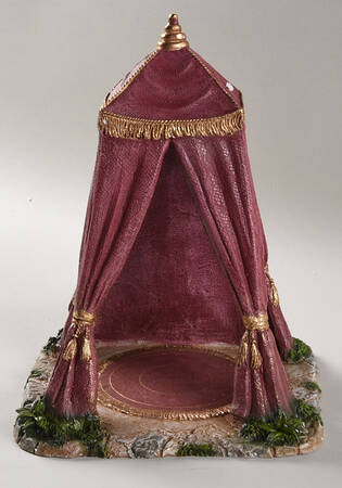 Fontanini Heirloom Nativity 5" Scale Burgundy King's Tent - Boxed