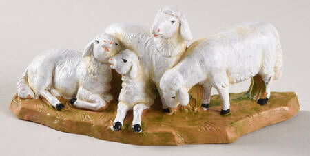 Fontanini Heirloom Nativity 5" Scale Sheep Herd - Boxed