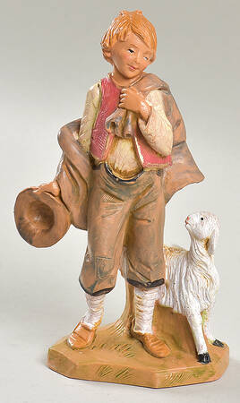 Fontanini Heirloom Nativity 5" Scale Lucas - Boy Shepherd - Boxed