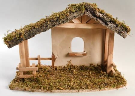 Fontanini Heirloom Nativity 5" Scale Stucco Stable - No Box