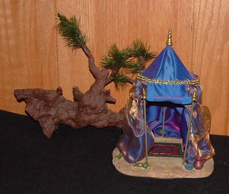 Fontanini Heirloom Nativity 5" Scale King Balthazar's Tent - Wtih Box Bx385