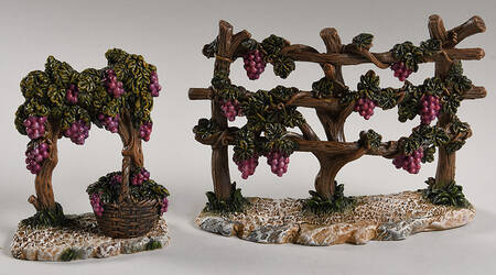 Fontanini Heirloom Nativity 5" Scale 2pc Set Vineyard Fences - Boxed