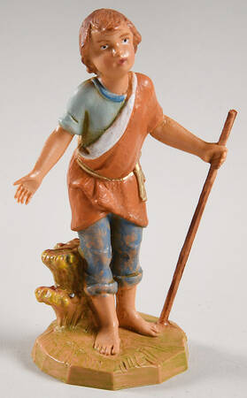Fontanini Heirloom Nativity 5" Scale Savio - Boy Shepherd - Boxed
