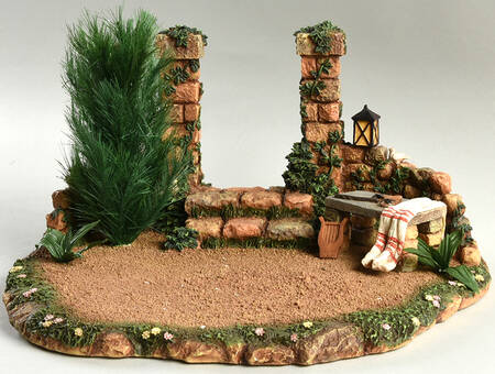 Fontanini Heirloom Nativity 5" Scale The Courtyard - Boxed
