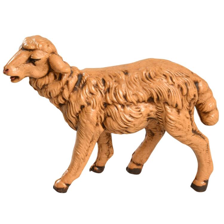 Fontanini Heirloom Nativity 5" Scale Brown Sheep-Looking Left - No Box 224c