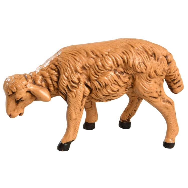 Fontanini Heirloom Nativity 5" Scale Brown Sheep-Head Down - No Box 224b